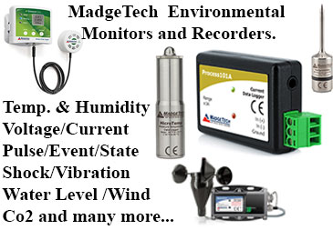 View MadgeTech Data Loggers